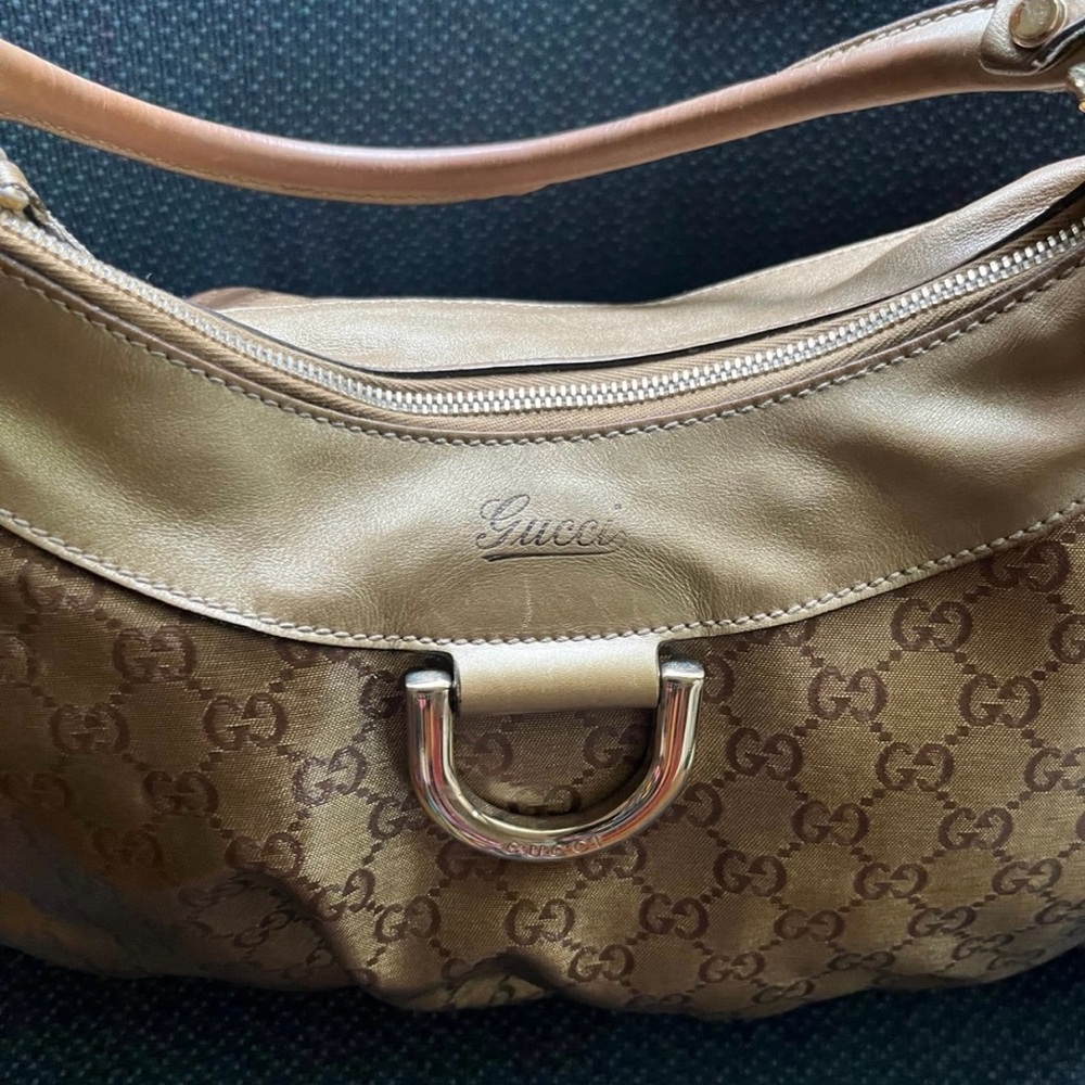 GUCCI Abbey GG Crystal D-Ring Hobo Bag - Picture 14 of 15